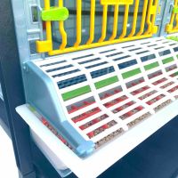 Клетка Comfortplast для перепелов без яйцесборника 3 секции, 3 яруса, 98x60x132 см, пластиковая