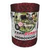 Провод для электропастуха FarmGuard красный с черным 2,5 мм / 500 м / 3х0,16 мм