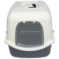 Туалет-домик для кошек Solitude Range 55х44х43 см, серый