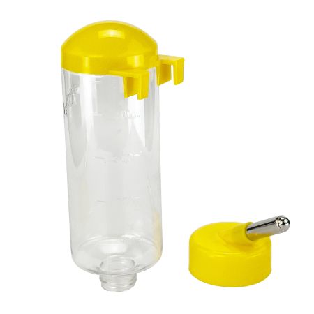 Поилка-шарик для кроликов, хомяков, грызунов, 500 мл, желтый