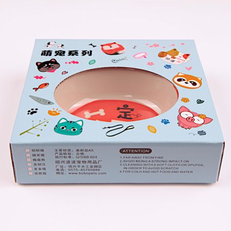 Миска для собак и кошек, 18x17.5x5 см, 270 мл, красный