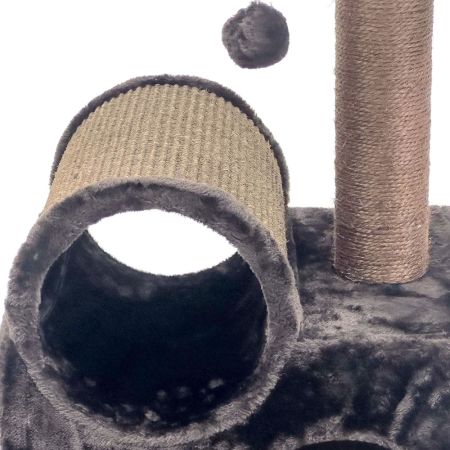 Когтеточка-комплекс 40х35х80 см, шоколадный