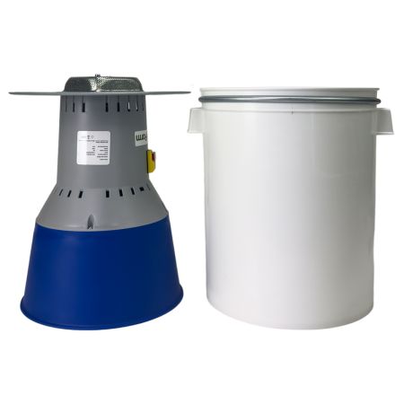 Зернодробилка HobbyFarm EM-50P для измельчения зерна электрическая с функцией мельницы / в комплекте 4 сита