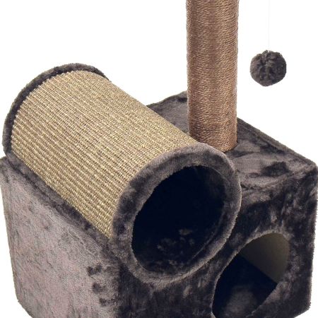 Когтеточка-комплекс 40х35х80 см, шоколадный