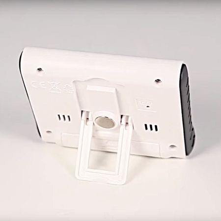 Термогигрометр комнатный с часами и функцией будильника REXANT