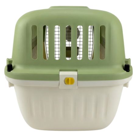 Переноска Transport 61.1x40.5x41.9 см для кошек и собак Pet Choice авиа  стандарт, зеленая 