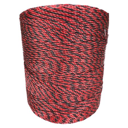 Провод для электропастуха FarmGuard красный с черным 2,5 мм / 1000 м / 3х0,16 мм