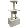 Когтеточка-комплекс 50х35х116 см, кремовый
