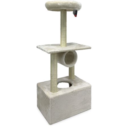 Когтеточка-комплекс 50х35х116 см, кремовый