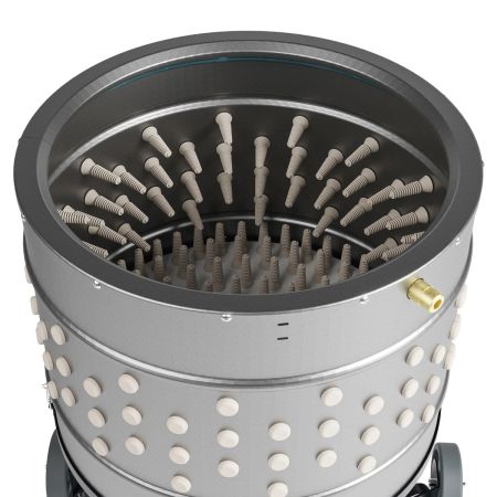 Перосъёмная машина HobbyFarm EU PRO Birds для перепелов с подводом воды, 50 см