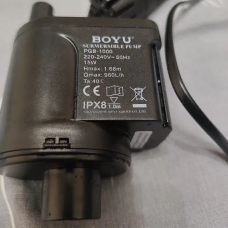 Помпа подъёмная Boyu PGB-1000 15 Вт 960 л/час
