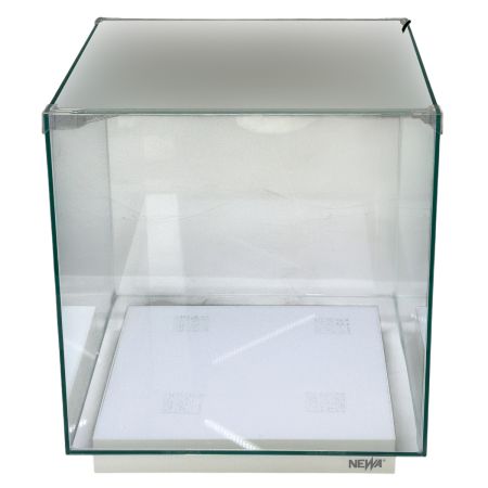 Аквариум Newa Ego LID, EL 50W, 45 л панорамный, LED освещение, белая стеклянная крышка