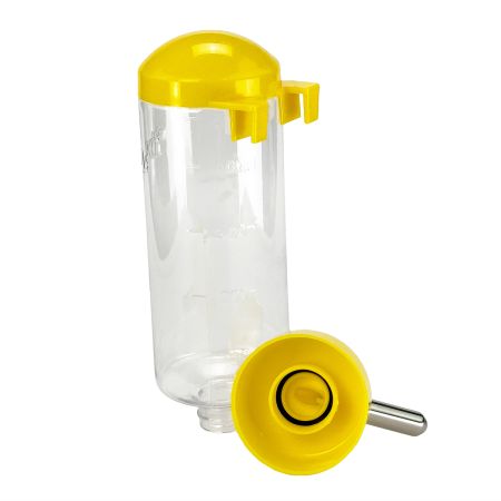 Поилка-шарик для кроликов, хомяков, грызунов, 500 мл, желтый