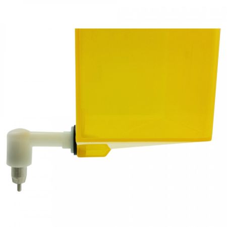 Поилка ниппельная для кроликов и птиц с бачком 1 л 90° Monoflo