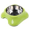 Миска для собак и кошек, 11x14.8x5 см, 150 мл, зеленый