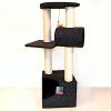 Когтеточка-комплекс 35х35х105 см, черный