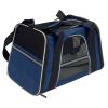 Сумка переноска складная для собак и кошек 45х30х30 см, синяя