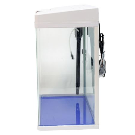 Аквариум Boyu MS-520 45 л с LED светильником и фильтром, белый Аквариум Boyu MS-520 45 л с LED светильником и фильтром, белый