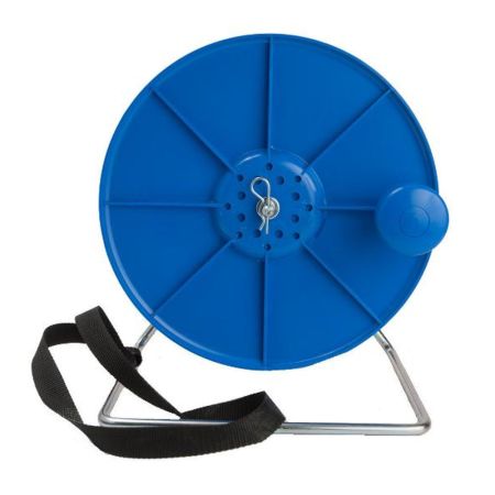 Катушка с намоточным механизмом для шнуров, лент и тросов электроизгороди