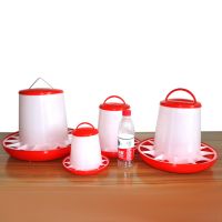 Кормушка бункерная 3 кг пластик с разделительной решеткой для кур, уток и другой домашней птицы