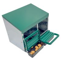 Гнездо для кур несушек HobbyFarm 2 секции с яйцесборником