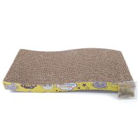 Когтеточка для кошек картонная двусторонняя с мятой 43х21х6,5 см