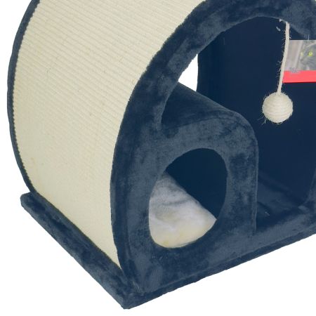 Когтеточка-домик 50х40х50 см, черный Когтеточка-домик 50х40х50 см, черный