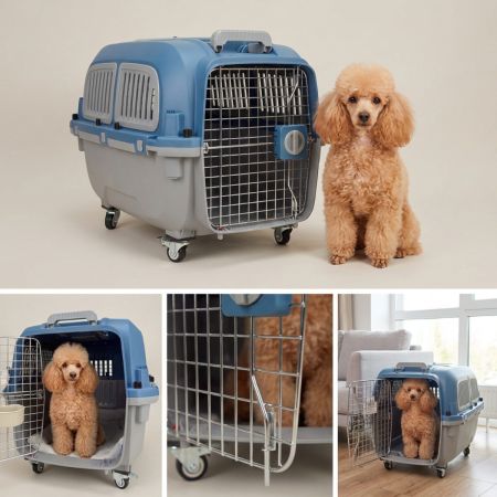 Переноска Superior Range 72x54x51 см, для кошек и собак Pet Choice с колесами и выдвижной ручкой