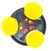 Установка для убоя куропаток, фазанов 3 конуса, карусельная, со стойкой, пластик, сталь