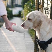 Поилка дорожная Pawgether PG1 для собак и кошек 300 мл, белая Поилка дорожная Pawgether PG1 для собак и кошек 300 мл, белая