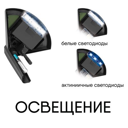 Аквариум Newa More NMO 50W Daylight LED 45 л с фильтром, нагревателем и освещением рассвет-закат, белый NEW VERSION Аквариум Newa More NMO 50W Daylight LED 45 л с фильтром, нагревателем и освещением рассвет-закат, белый NEW VERSION