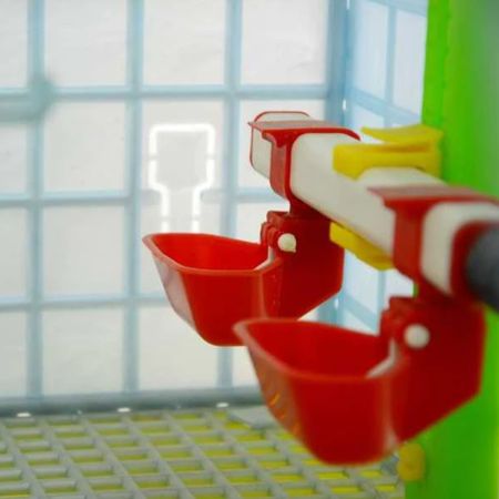 Клетка Comfortplast для перепелов midi без яйцесборника 2 секции, 62x57x50 см, пластиковая