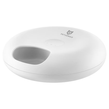 Автокормушка Petzengo PF13 LED для сухого и влажного корма c охлаждением, белая