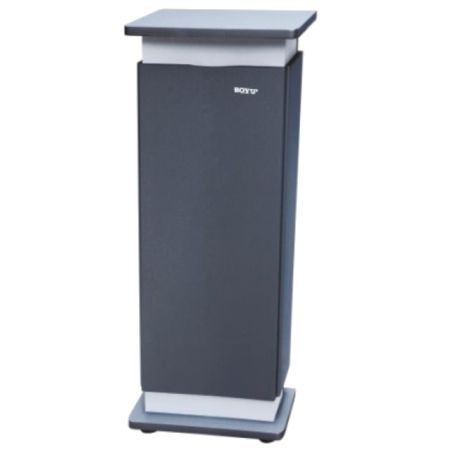 Аквариум с тумбой Boyu EC-400 панорамный, 33 л, с фильтром и LED-лампой, черный