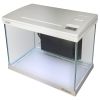 Аквариум Newa Mirabello MIR 30 LED, 30 л, с фильтром, нагревателем и освещением рассвет-закат, белый NEW VERSION
