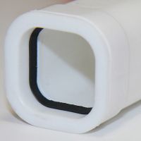 Муфта жесткая 8 см с уплотнительными кольцами на трубу 22х22 мм