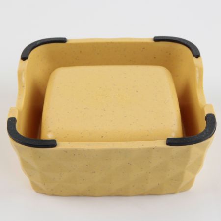 Миска, 15.1x14.8x5.5 см, 430 мл, желтый