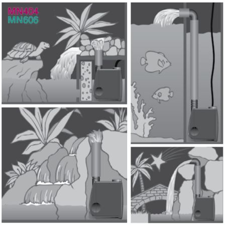 Помпа погружная для аквариума Newa Mini MN606 мини-насос