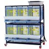 Клетка Comfortplast для куропаток 3 секции, 2 яруса, пластиковая