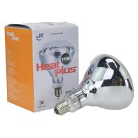 Лампа инфракрасная 175 Bт JK Lighting, E27 BR125, закаленное стекло, прозрачная, комплект 2 шт.