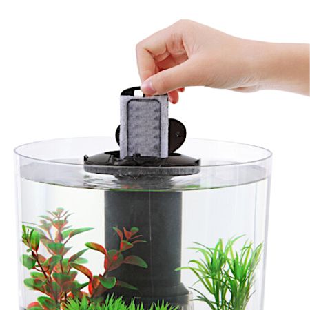 Аквариум Boyu DY-1 Desktop панорамный 3,6 л, настольный с фильтром и светильником