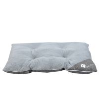 Лежак подушка Pet Choice для собак стеганая 88х65х15 см, пушистый, серый Лежак подушка Pet Choice для собак стеганая 88х65х15 см, пушистый, серый