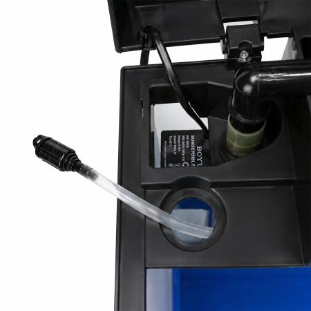 Аквариум Boyu MS-520M 45 л с сенсорным LED светильником и фильтром, черный