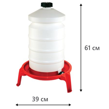 Поилка сифонная 20 л на ножках