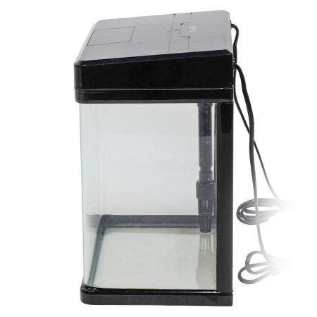 Аквариум Boyu MS-220 7,5 л с LED светильником и фильтром, черный