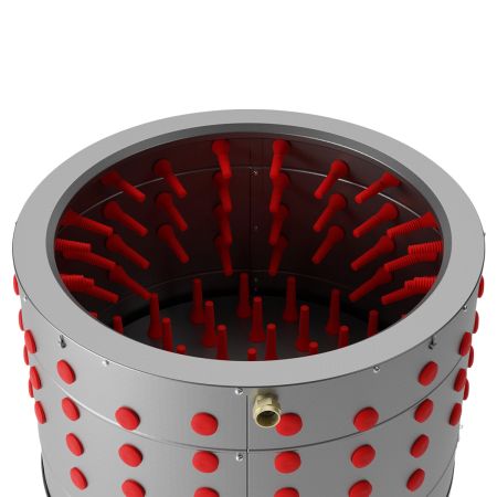 Перосъёмная машина HobbyFarm EURO PPM B для кур и бройлеров с подводом воды, 60 см