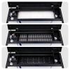 Аквариум Boyu MS-520M 45 л с сенсорным LED светильником и фильтром, черный