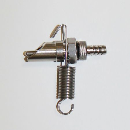 Поилка ниппельная для шиншилл металл с пружиной, 5 шт.