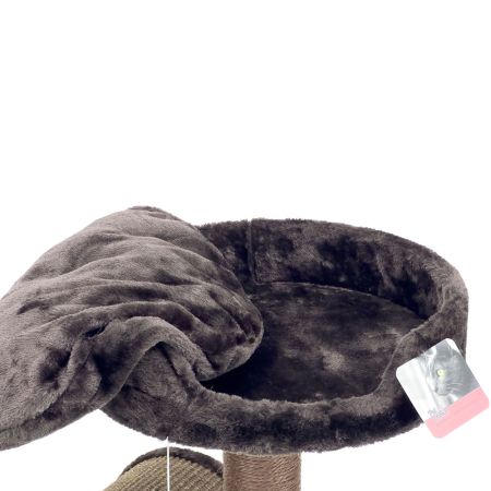 Когтеточка-комплекс 40х35х80 см, шоколадный