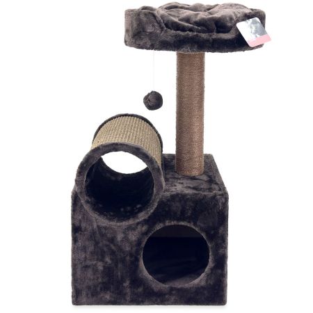 Когтеточка-комплекс 40х35х80 см, шоколадный